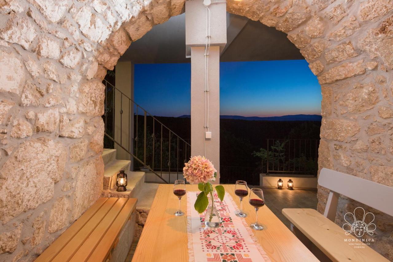 Mondinica Heritage House - Heated Pool Dobrinj 外观 照片